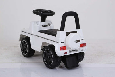 White Mercedes G63 AMG Ride on Kids Car