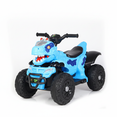 Jurassic Quad Blue - White BG