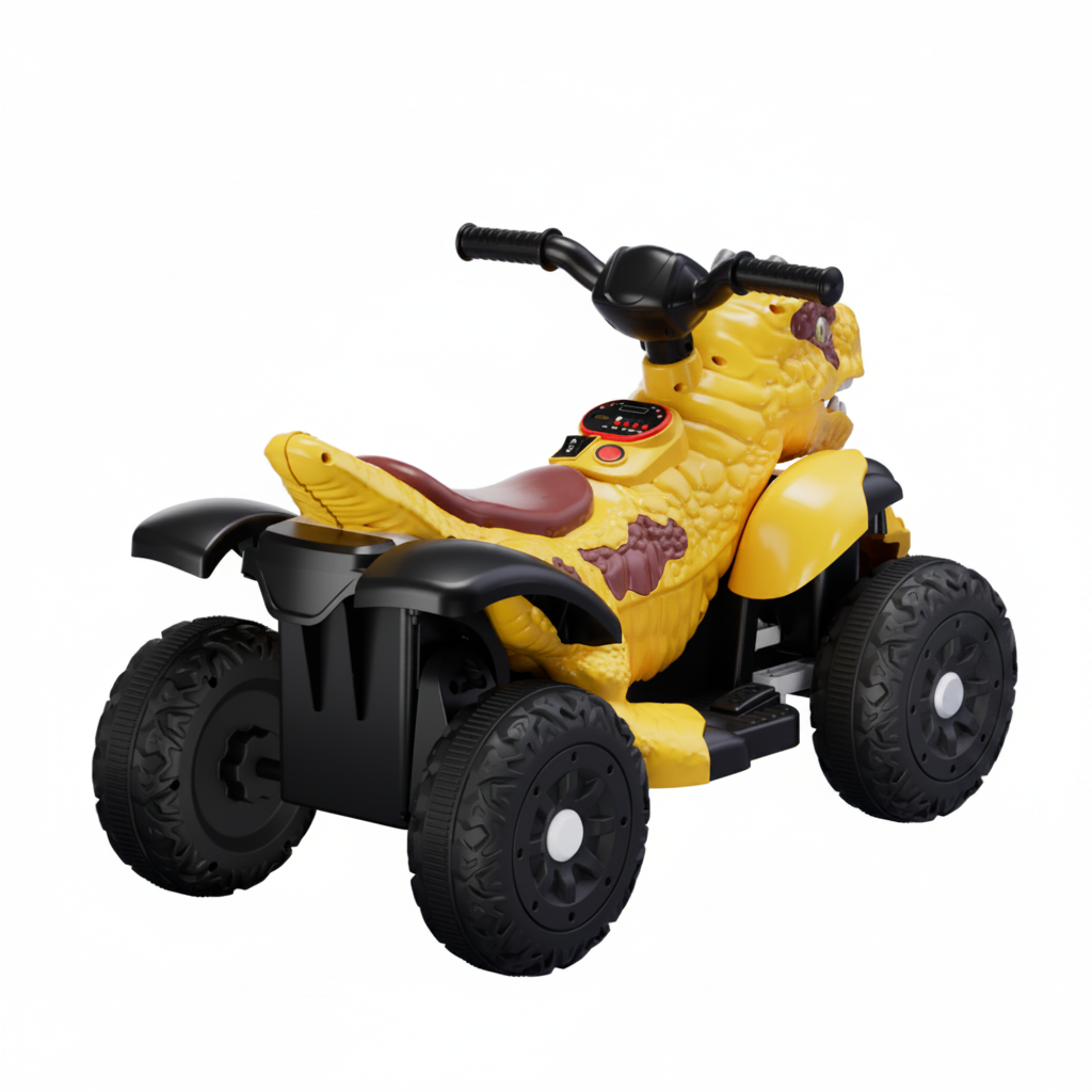 Jurassic Quad Detail - White BG