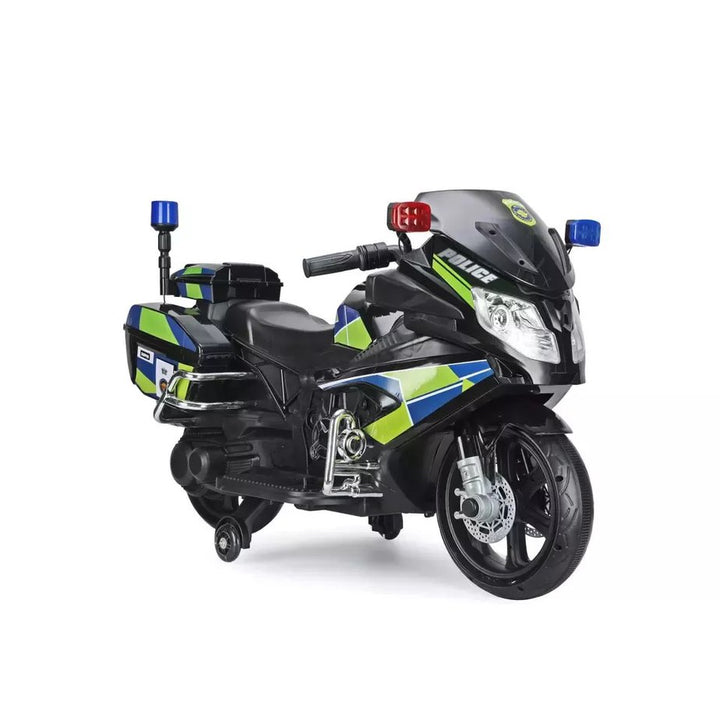 kids black police bike