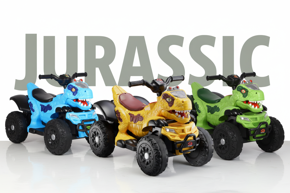 Kids Dinosaur Jurassic Quad - All 3 Colours