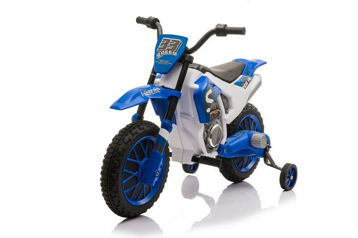 kids motorbike blue electric