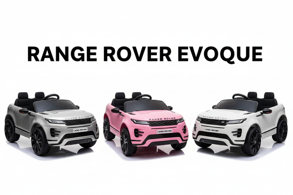 Kids Range Rover Evoque - Silver, Pink, White