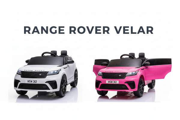 Kids Range Rover Velar - White & Pink