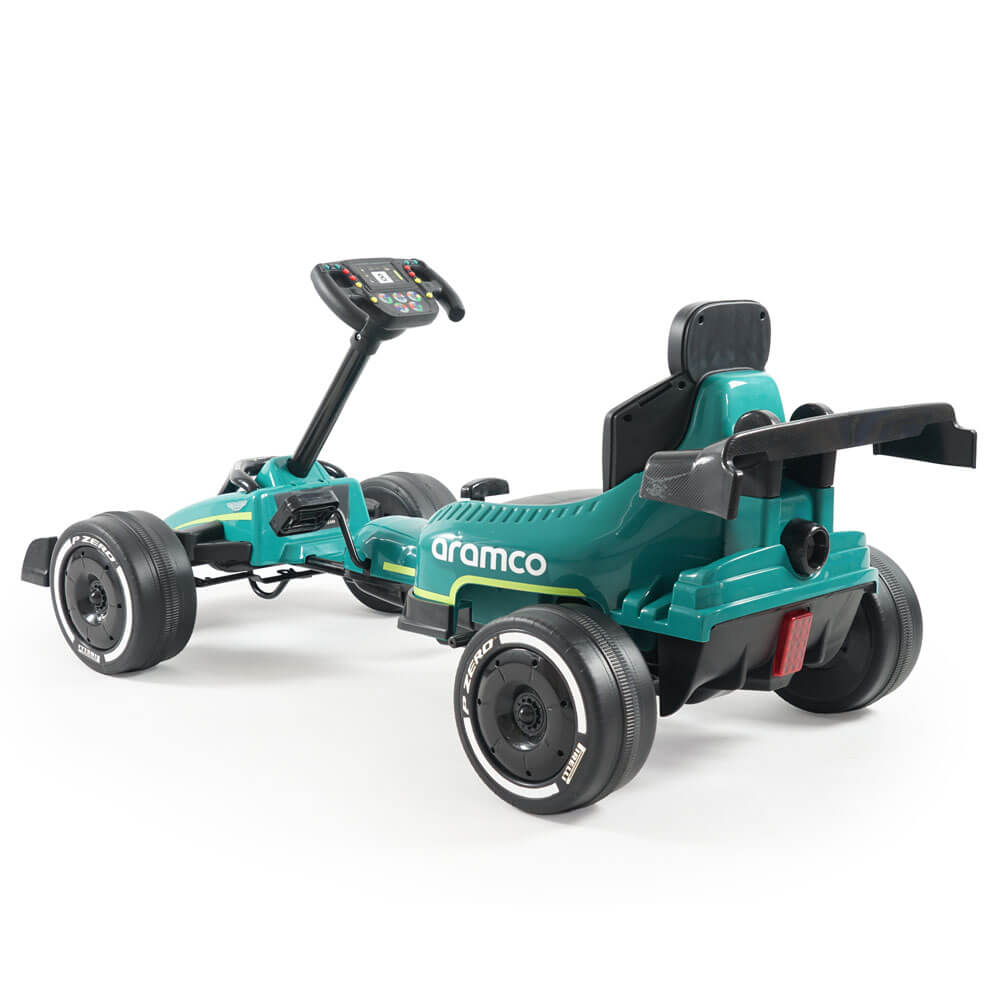 Kids Aston Martin F1 Pedal Kart | British Racing Green | Ages 4-8