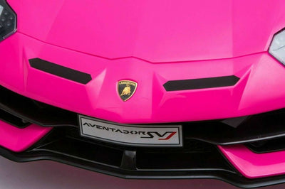 Pink Lamborghini SVJ Kids ride on car