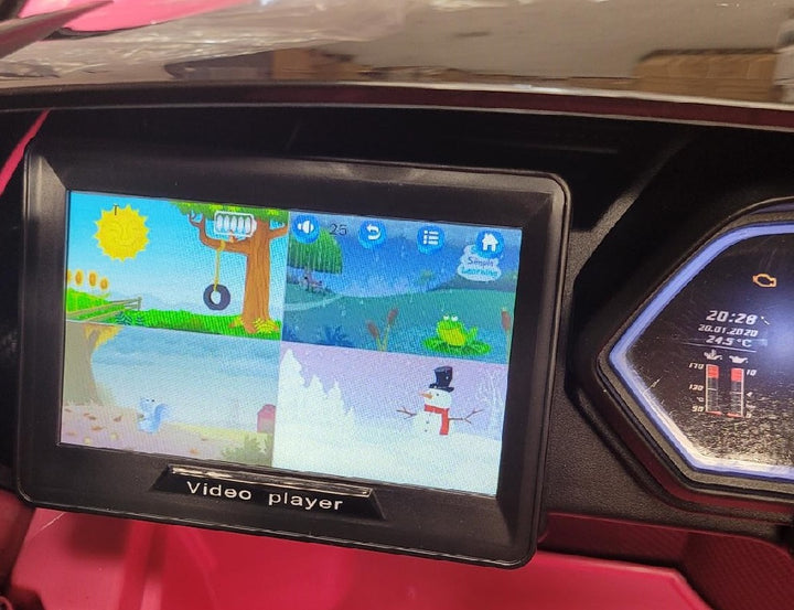 mp4 tv ride on car