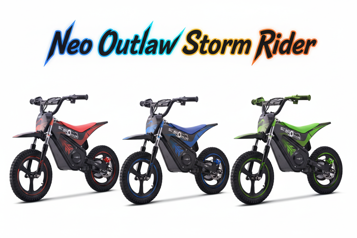 Neo Outlaw Storm Rider – 250W Kids Electric Dirt Bike – Electric Ride ...