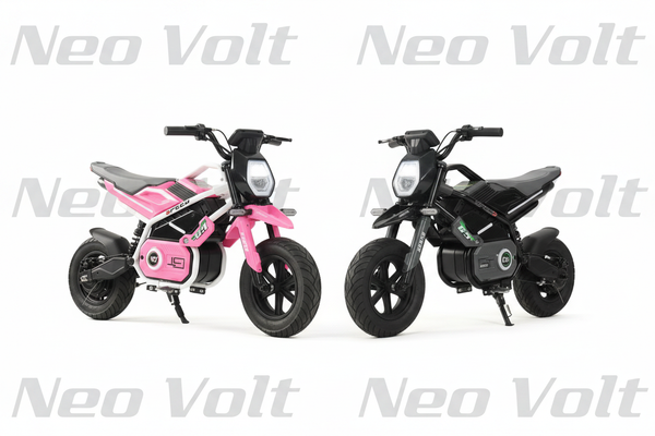 Neo Volt - Pink & Black Side by Side with Logo