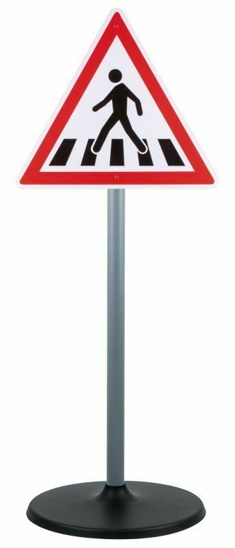 pedestrian sign for ride on car