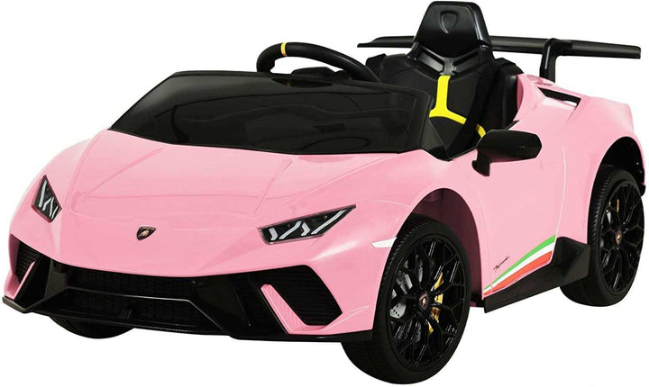 Pink Lamborghini Huracan Performante ride on car
