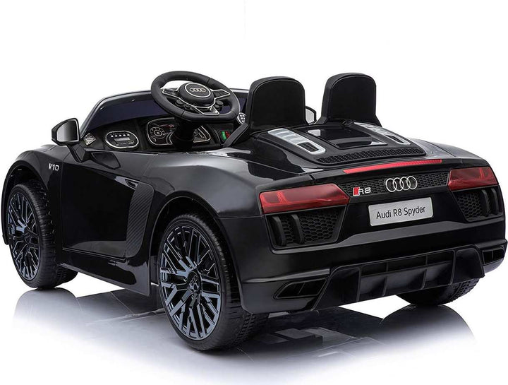 12v Blackaudi r8 spyder ride on car with remote
