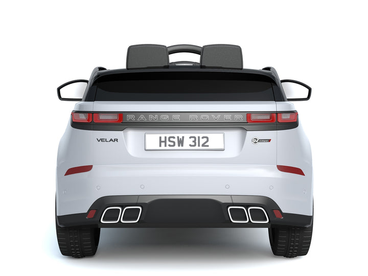 range rover kids car white
