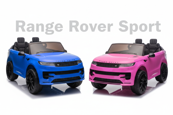 Range Rover Sport Blue & Pink Kids Ride-On Hero Image