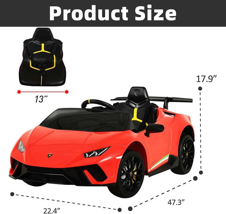 Kids ride on electric car red