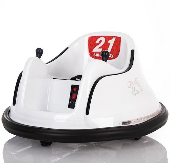 s306 white waltzer kids ride on car