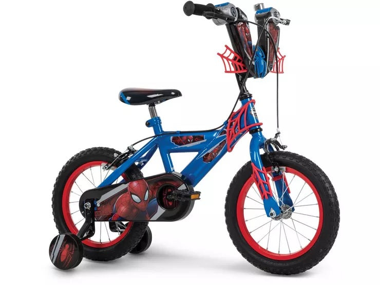 spiderman 14 inch kids bike