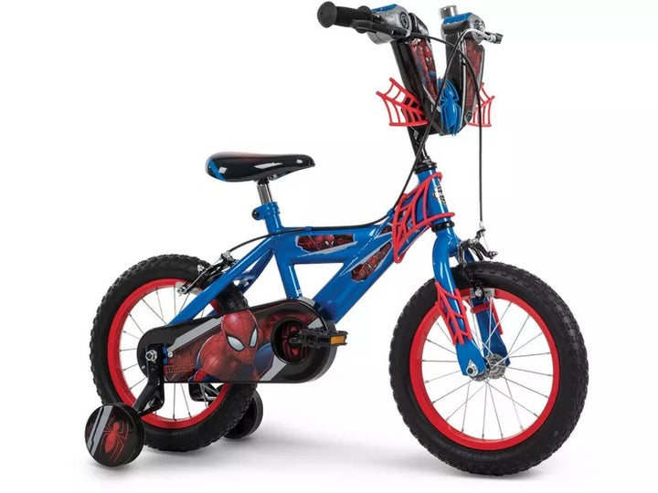 spiderman 14 inch kids bike