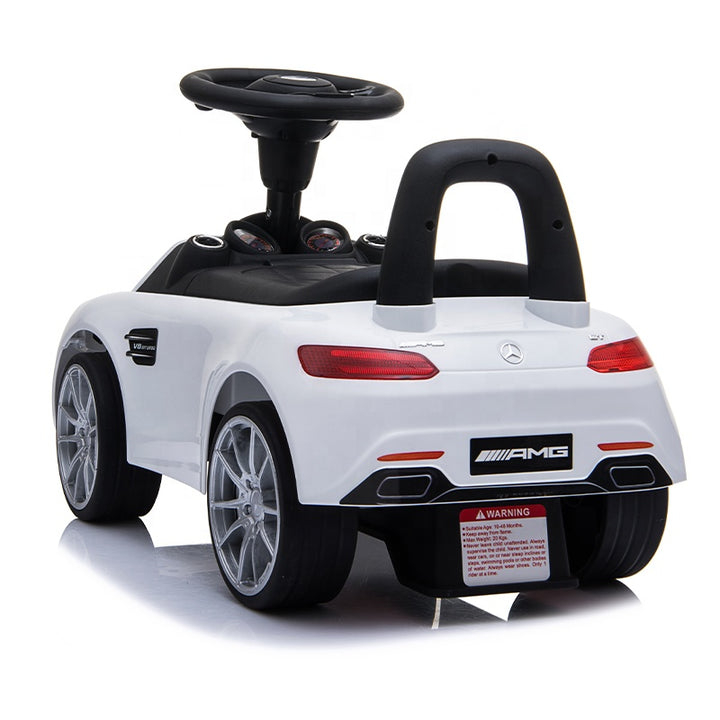 white toddlers mercedes foot to floor car
