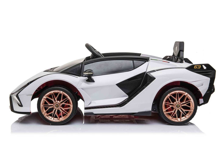 Lamborghini sian electric ride on car for kids with parental remote
