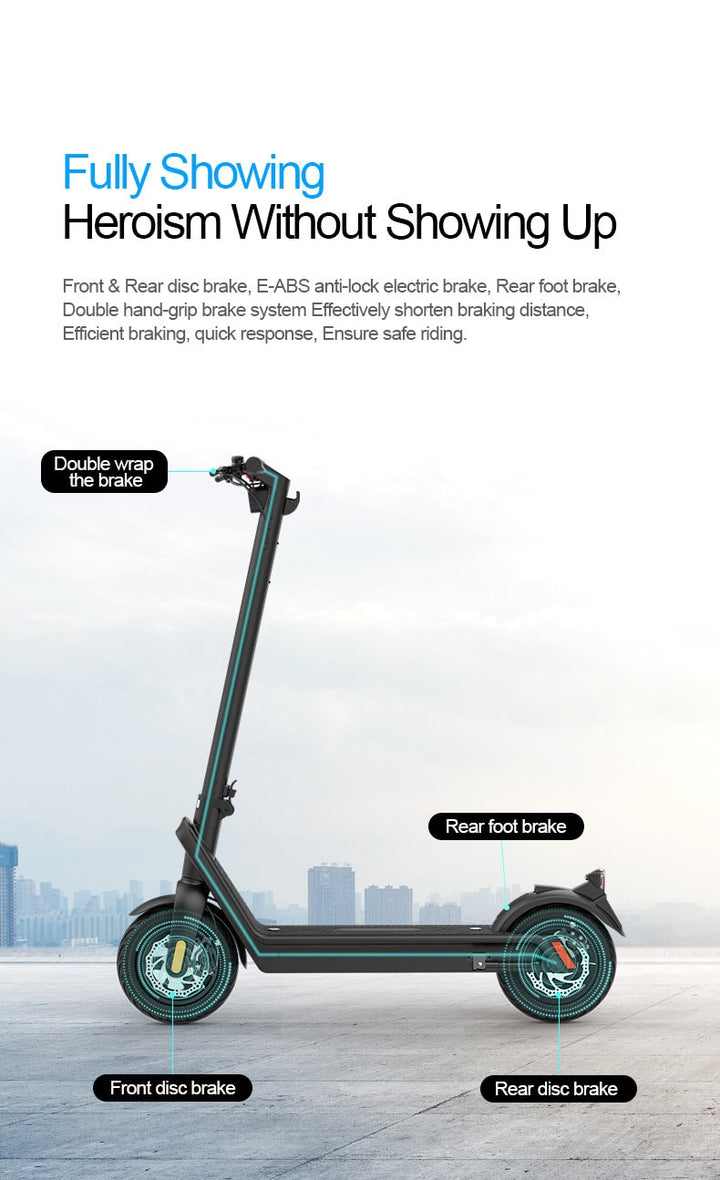 x9 e scooter long range
