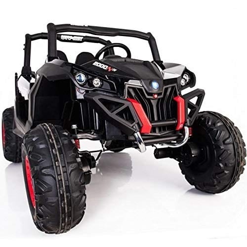 Black 24v UTV Off Road Electric Ride on Buggy