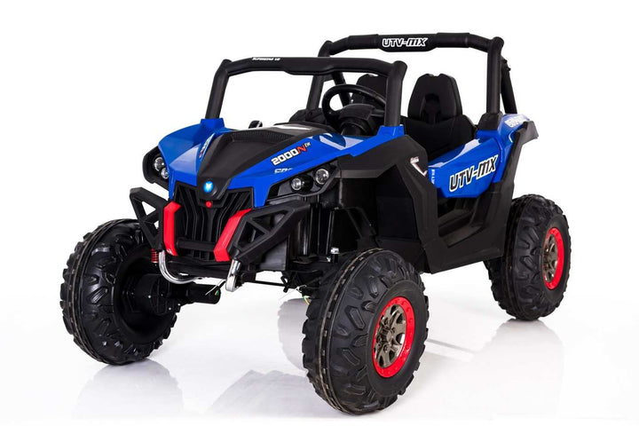 24v blue UTV Quad Buggy ride on with parental remote