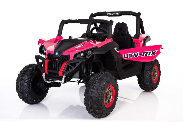 Kids PINK 24v UTV Off Road Electric Ride on Buggy