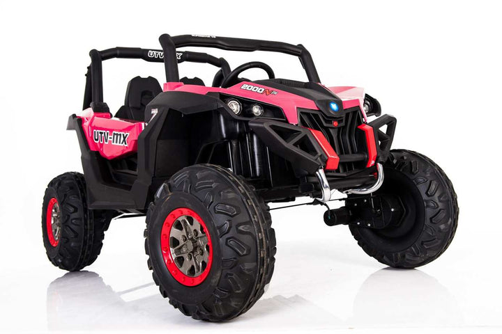 PINK 24v UTV Off Road Electric Ride on Buggy with Remote