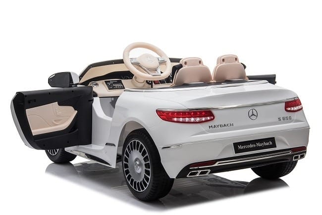 Mercedes White Ride on Kids Electric Car