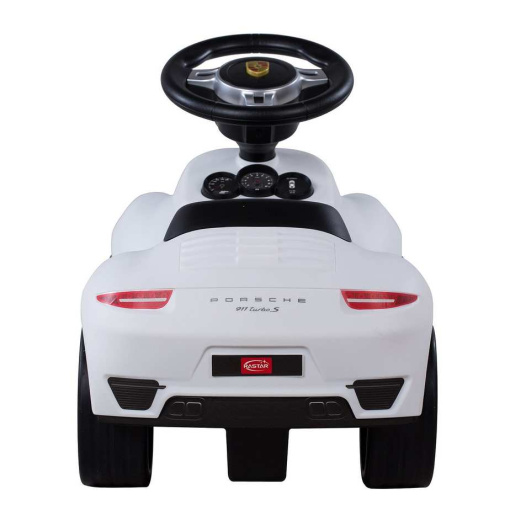 White Licensed Porsche 911 Foot to Floor Ride on-201