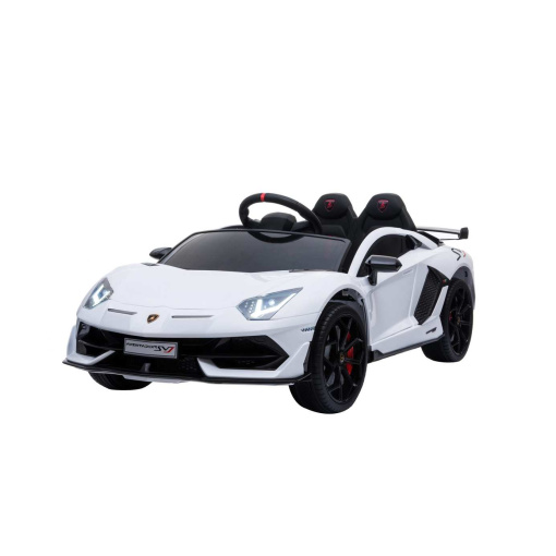 Licensed Lamborghini SVJ 12V Children’s Electric Ride On Car in White