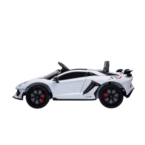 Licensed Lamborghini SVJ 12V Children’s Electric Ride On Car in White