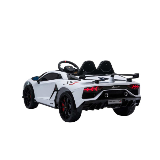 Licensed Lamborghini SVJ 12V Children’s Electric Ride On Car in White