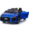 12v Blue audi r8 spyder ride on car opening doors