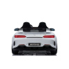 12v 2 Seater Mercedes GT R AMG Electric RIde on Car in white with rear lights