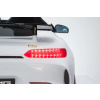 12v 2 Seater Mercedes GT R AMG Electric RIde on Car in white with led lights