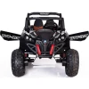 Black UTV MP$ 24v ride on buggy