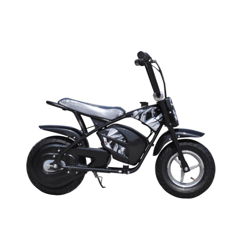 black 250w electric mini moto dirt bike