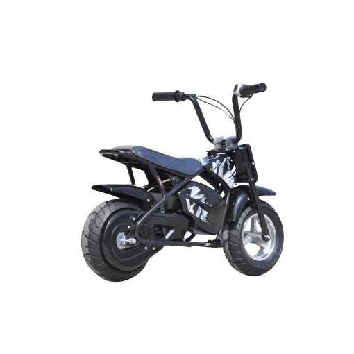 black 250w electric mini moto dirt bike