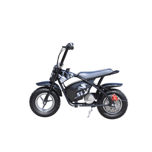 black 250w electric mini moto dirt bike