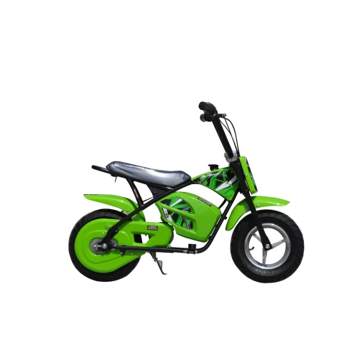 green 250w electric mini moto dirt bike
