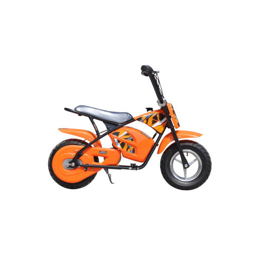 orange 250w electric mini moto dirt bike