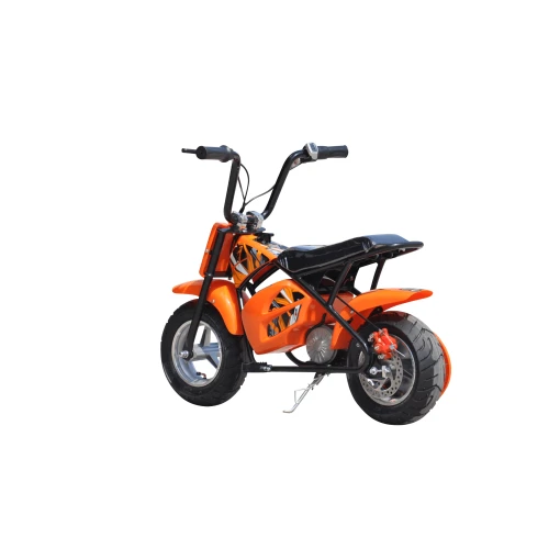 orange 250w electric mini moto dirt bike