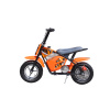 orange 250w electric mini moto dirt bike