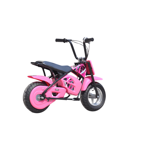 pink 250w electric mini moto dirt bike