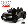 12v Blackaudi r8 spyder ride on car with rear led lights