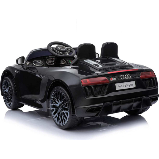 12v Blackaudi r8 spyder ride on car with remote