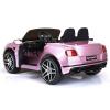 Pink electric car for kids with remote