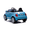 Blue Fiat ride on electric car